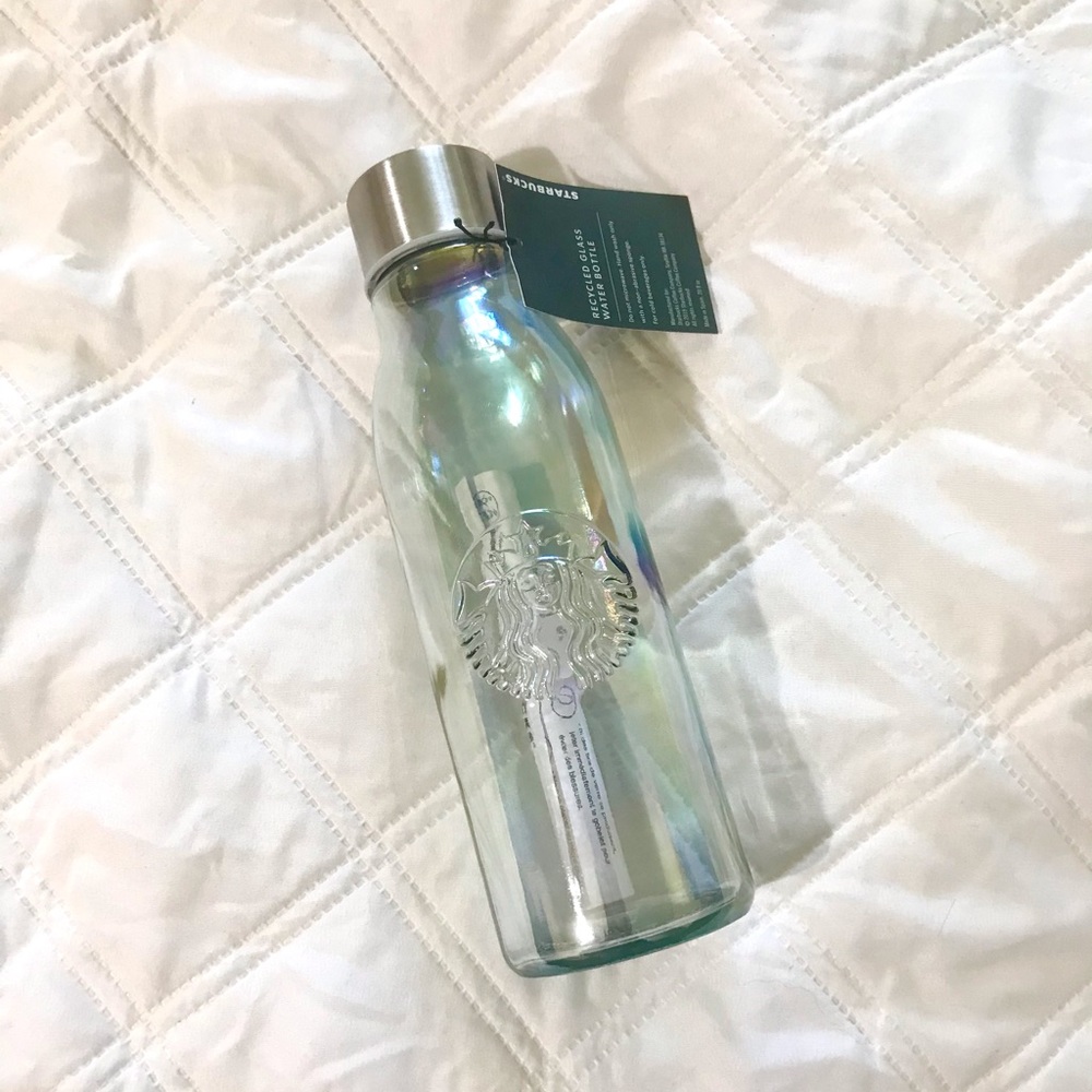 STARBUCKS Recycled Glass Water Bottle